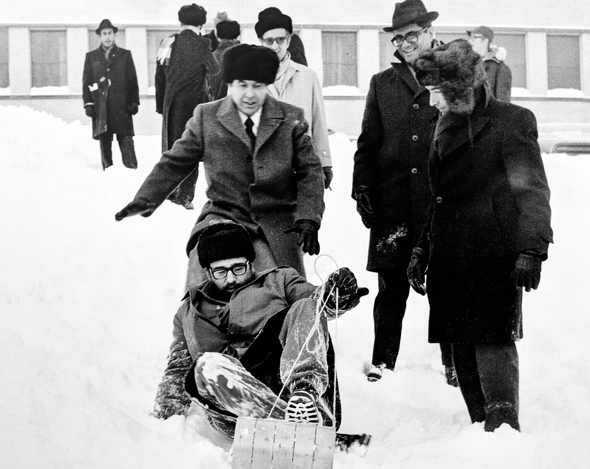 Fidel Castro, tobogganing, Gander