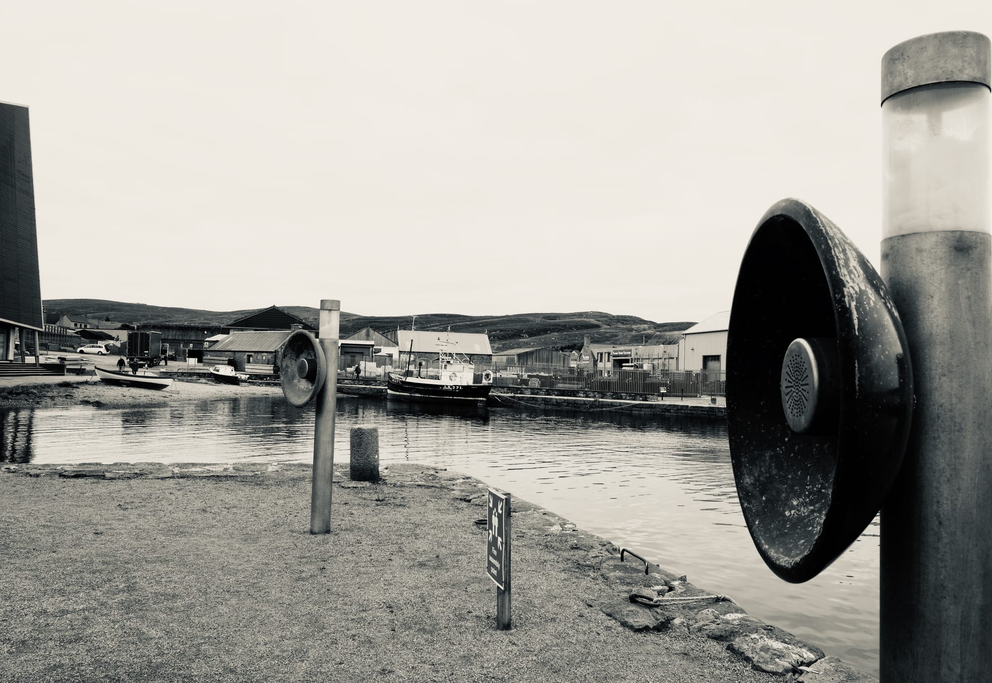 Shetland receivers, Hay's Dock, Lerwick, Shetland