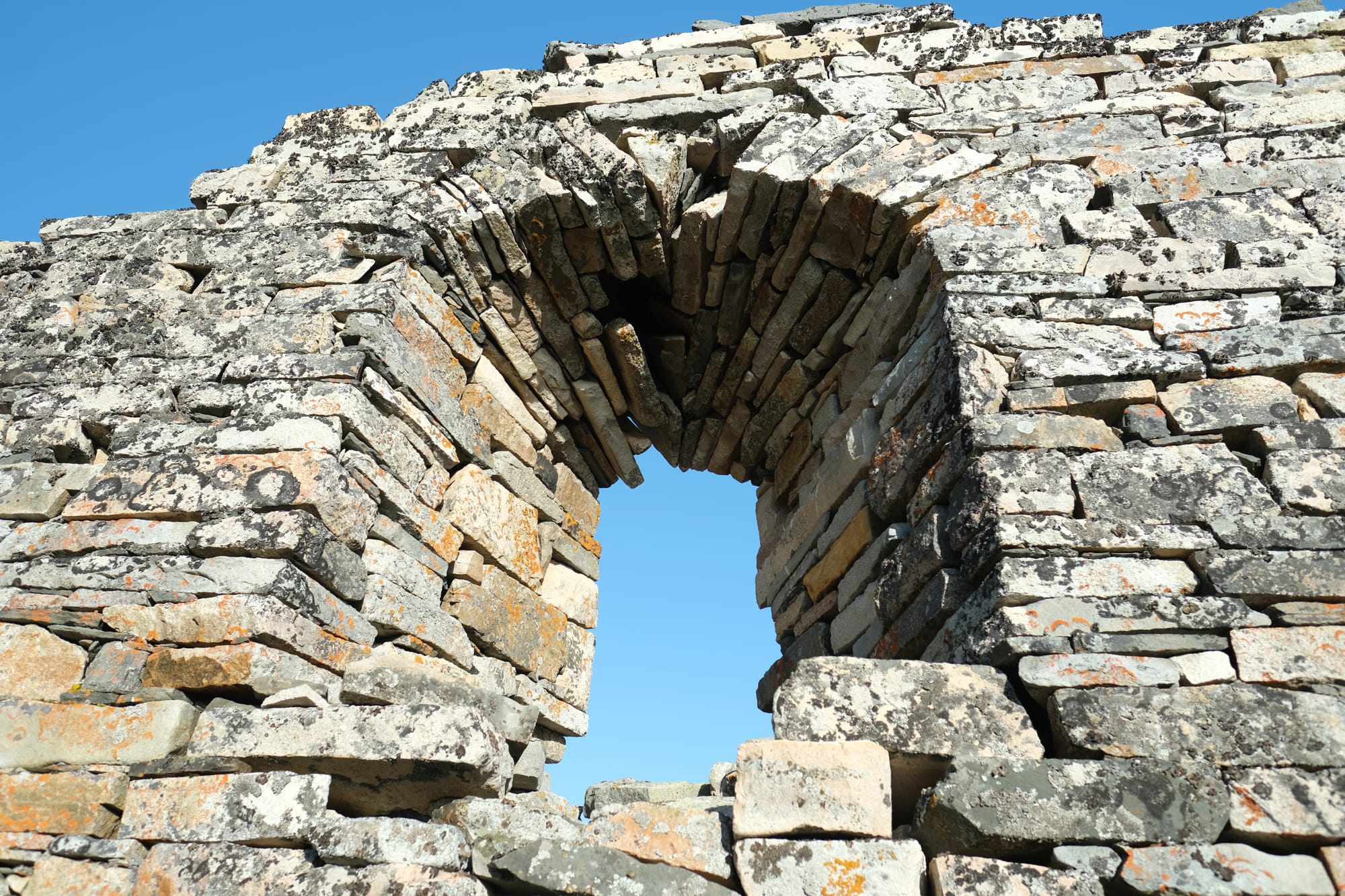 window, from inside the church