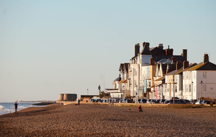 The Beach at Aldeburgh, Sunday morning 